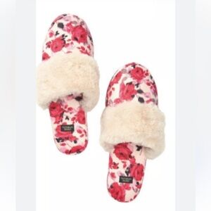 Victoria's Secret Signature Satin Slippers Size L NWOT